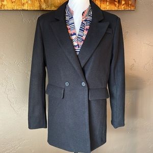 New SHEIN Black Lined Long Blazer